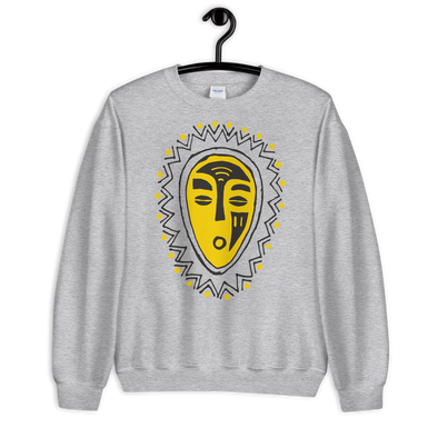 Sweatshirt Yellow Mask "World of Spirits"