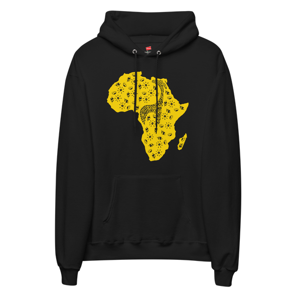 "World of Spirits" Africa Giraffe Unisex fleece hoodie