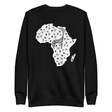 "World of Spirits" Africa Giraffe Unisex Fleece Pullover